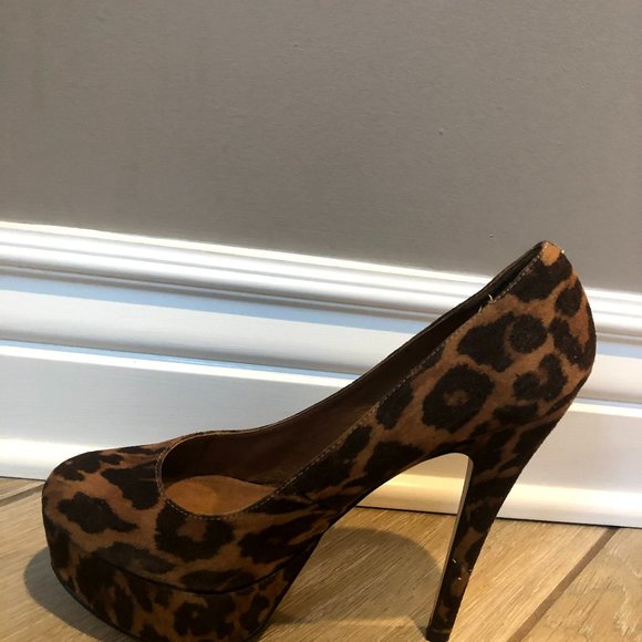 Aldo Leopard Print Platform Heels - Picture 2 of 2